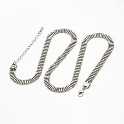 Gold/ Silver Multi Strand Ball Chains 6.2mm, Finished Bracelet/ Anklet/ Necklace with Extender Chain, Ready to Wear (#LK-233)