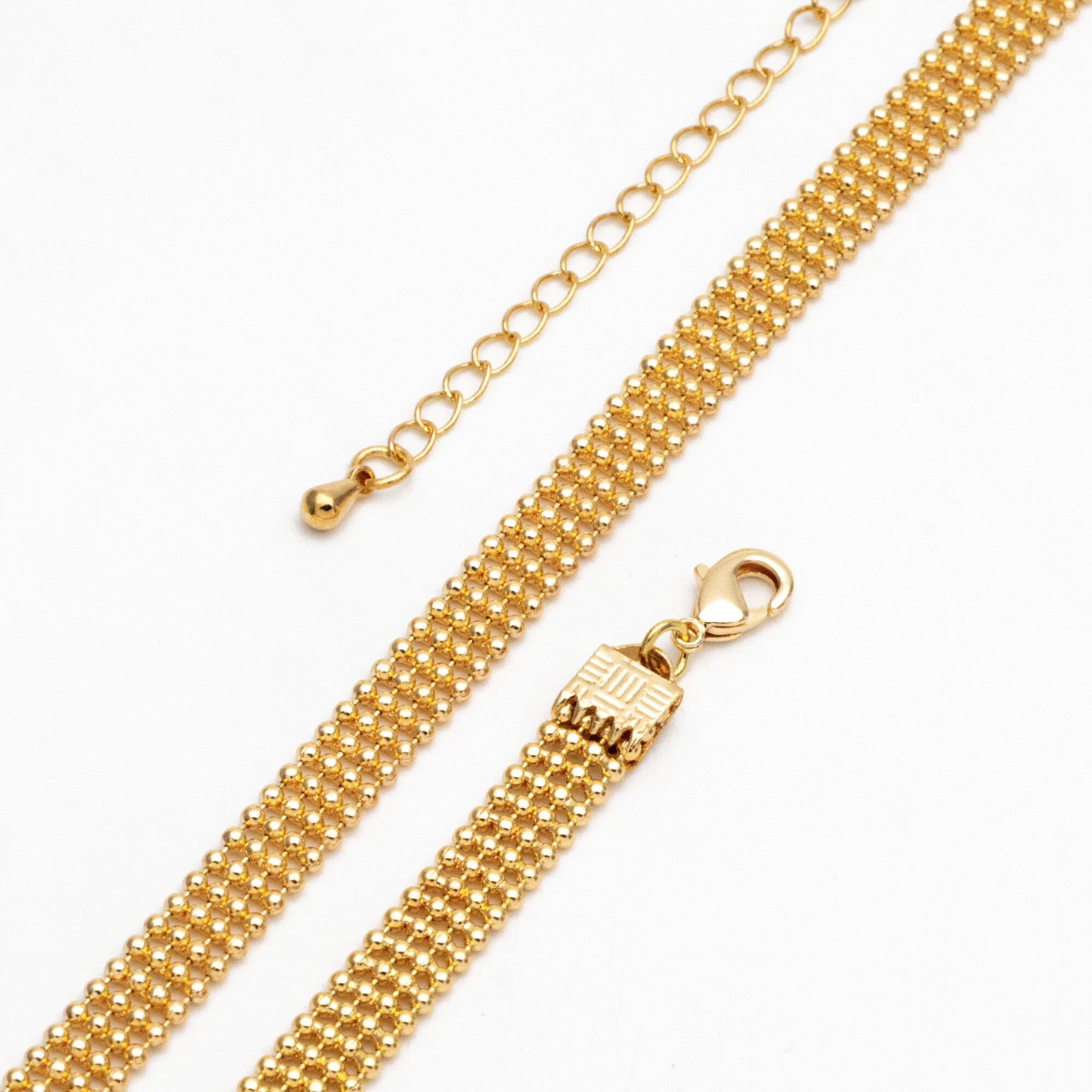 Gold/ Silver Multi Strand Ball Chains 6.2mm, Finished Bracelet/ Anklet/ Necklace with Extender Chain, Ready to Wear (#LK-233)
