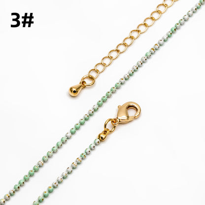 Gold Faceted Ball Beaded Chain, Finished Bracelet/ Anklet/ Necklace with Extender Chain, Ready to Wear (#LK-256)