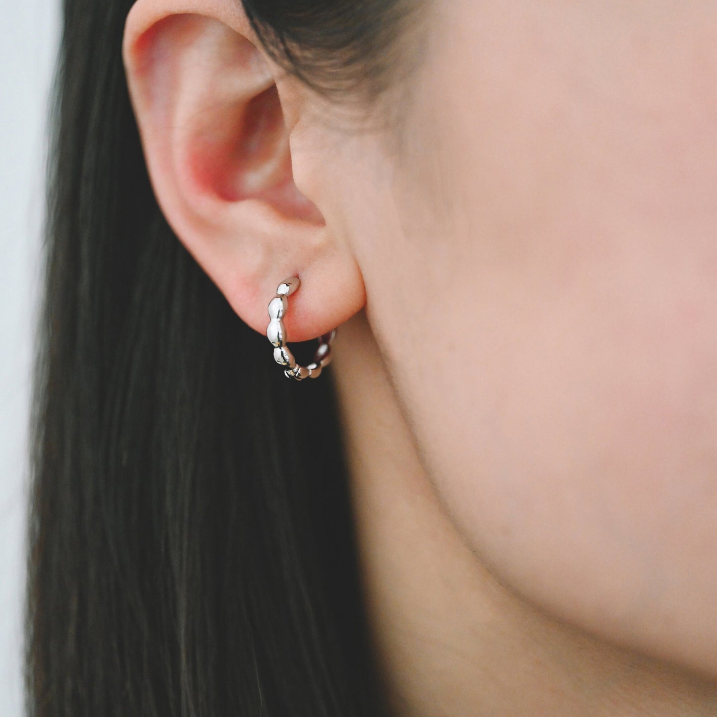 10pcs Gold/ Silver Hoop Earrings, 16mm, Gold Huggie Earrings, Gold Hoops, Huggies (GB-2204)
