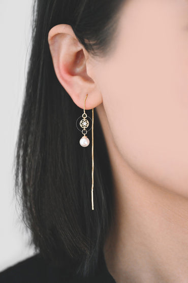 10pcs CZ Pave Gold Flower Connectors, 18K Gold plated Brass, Tiny Flower Charm (GB-3780-C)