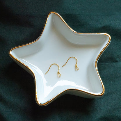 10pcs Sterling Silver Earring Hooks 15mm, Gold/ Rhodium plated .925 Silver Earwires Wholesale (CY-003)