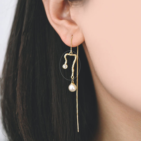 10pcs CZ Pave Gold Charm Connectors, 18K Gold plated Brass, U-shaped Curved Bar Stick Pendants 21x10mm (GB-913)