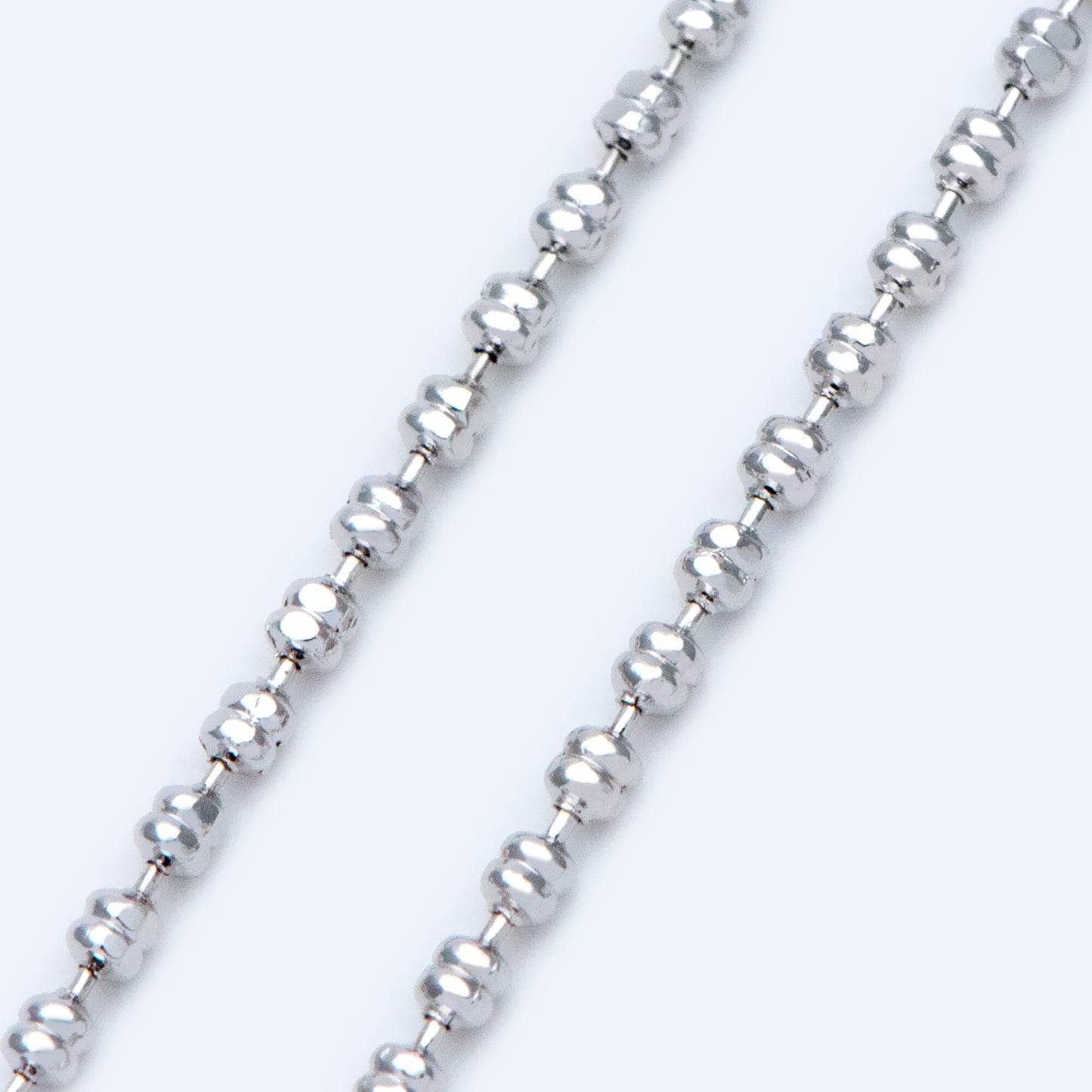 Gold/ Silver tone Ball Chains 1.5mm, Gold/ Rhodium plated Brass, DIY Necklace Chain Wholesale (#LK-229)/ 1 Meter=3.3 ft