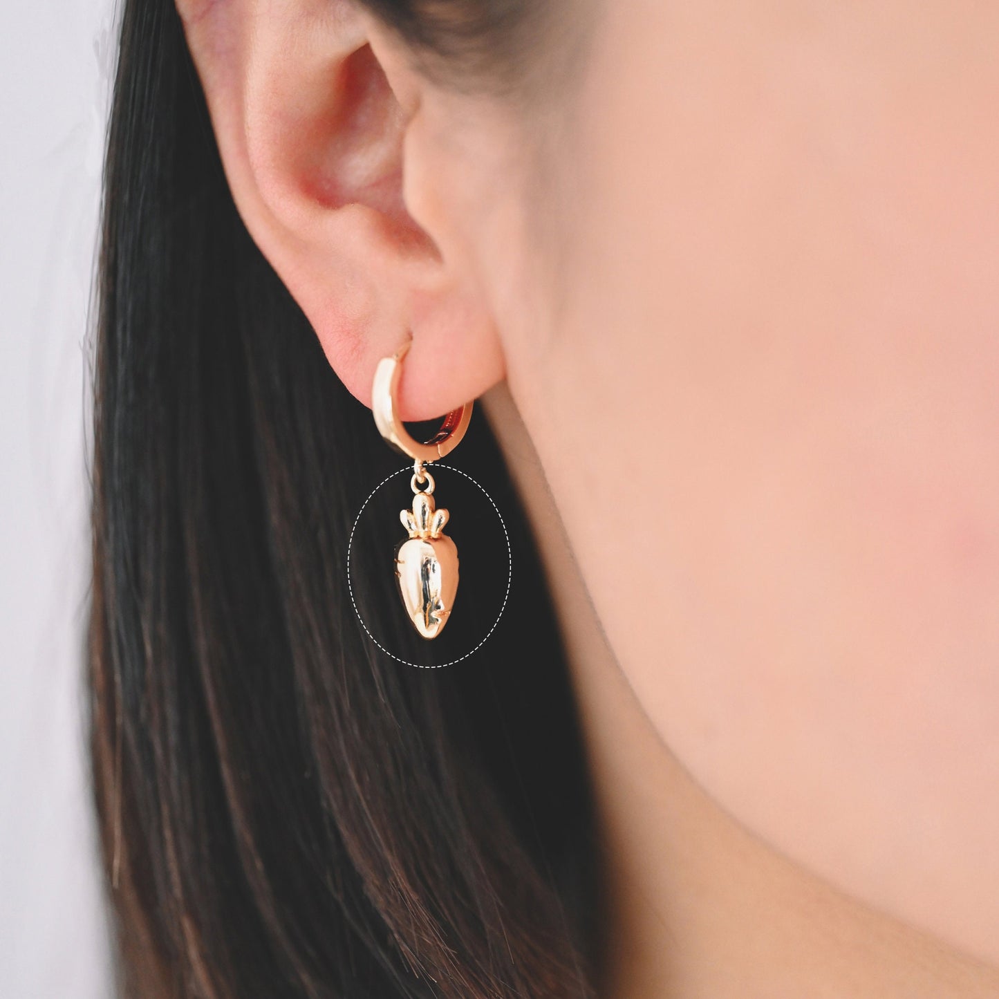 10pcs Gold Carrot Charm Pendant, Jewelry Making, Diy Material, Jewelry Supplies (GB-4589-H)