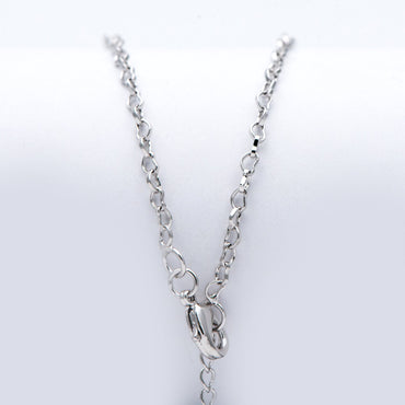1pc Gold/ Silver Tone Heart Chains 2.2mm, 18 Inch Finished Necklace with Extender Chain, Ready to Wear (#LK-310)