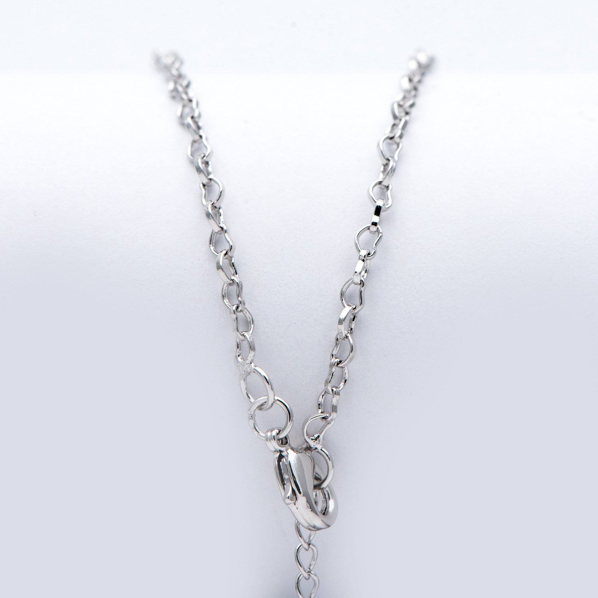 1pc Gold/ Silver Tone Heart Chains 2.2mm, 18 Inch Finished Necklace with Extender Chain, Ready to Wear (#LK-310)