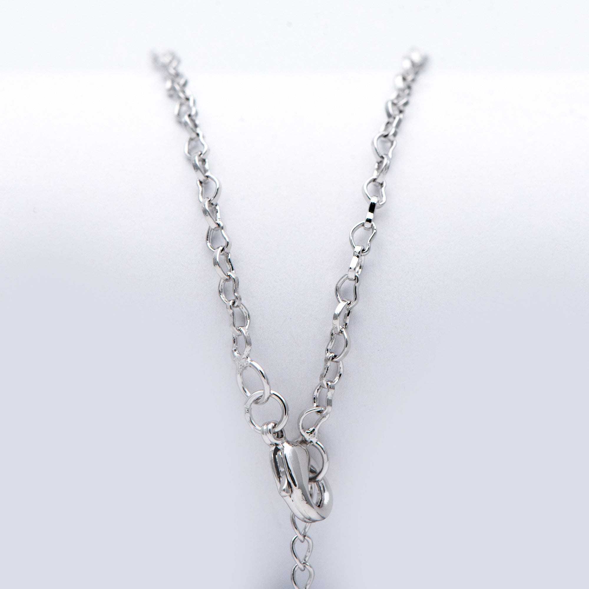 1pc Gold/ Silver Tone Heart Chains 2.2mm, 18 Inch Finished Necklace with Extender Chain, Ready to Wear (#LK-310)