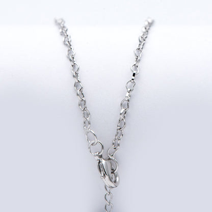 1pc Gold/ Silver Tone Heart Chains 2.2mm, 18 Inch Finished Necklace with Extender Chain, Ready to Wear (#LK-310)