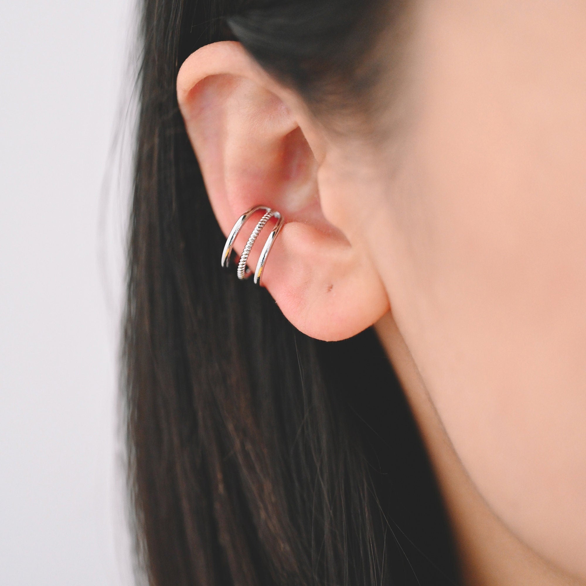 10pcs Gold/ Silver/ Rose Gold Ear Cuff, Cartilage Ear Cuff, Gold Plated Ear Cuff, Cartilage Earrings (GB-2121-B)