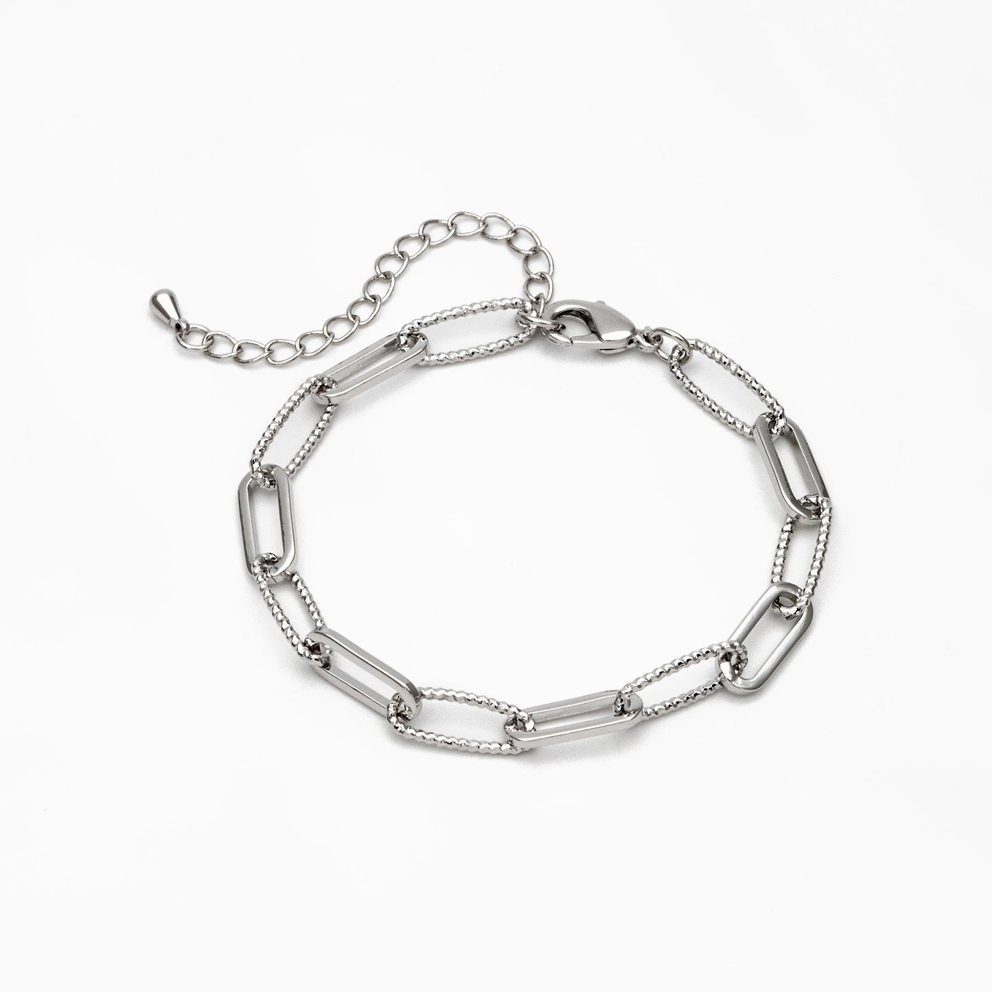 Gold/ Silver Oval Link Chain 5.5mm, Finished Bracelet/ Anklet/ Necklace with Extender Chain, Ready to Wear (#LK-409)