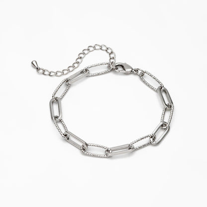 Gold/ Silver Oval Link Chain 5.5mm, Finished Bracelet/ Anklet/ Necklace with Extender Chain, Ready to Wear (#LK-409)