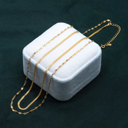 Sterling Silver Double Layer Necklace, Dainty Necklace, Layering Necklaces, Ready to Wear (CY-047)