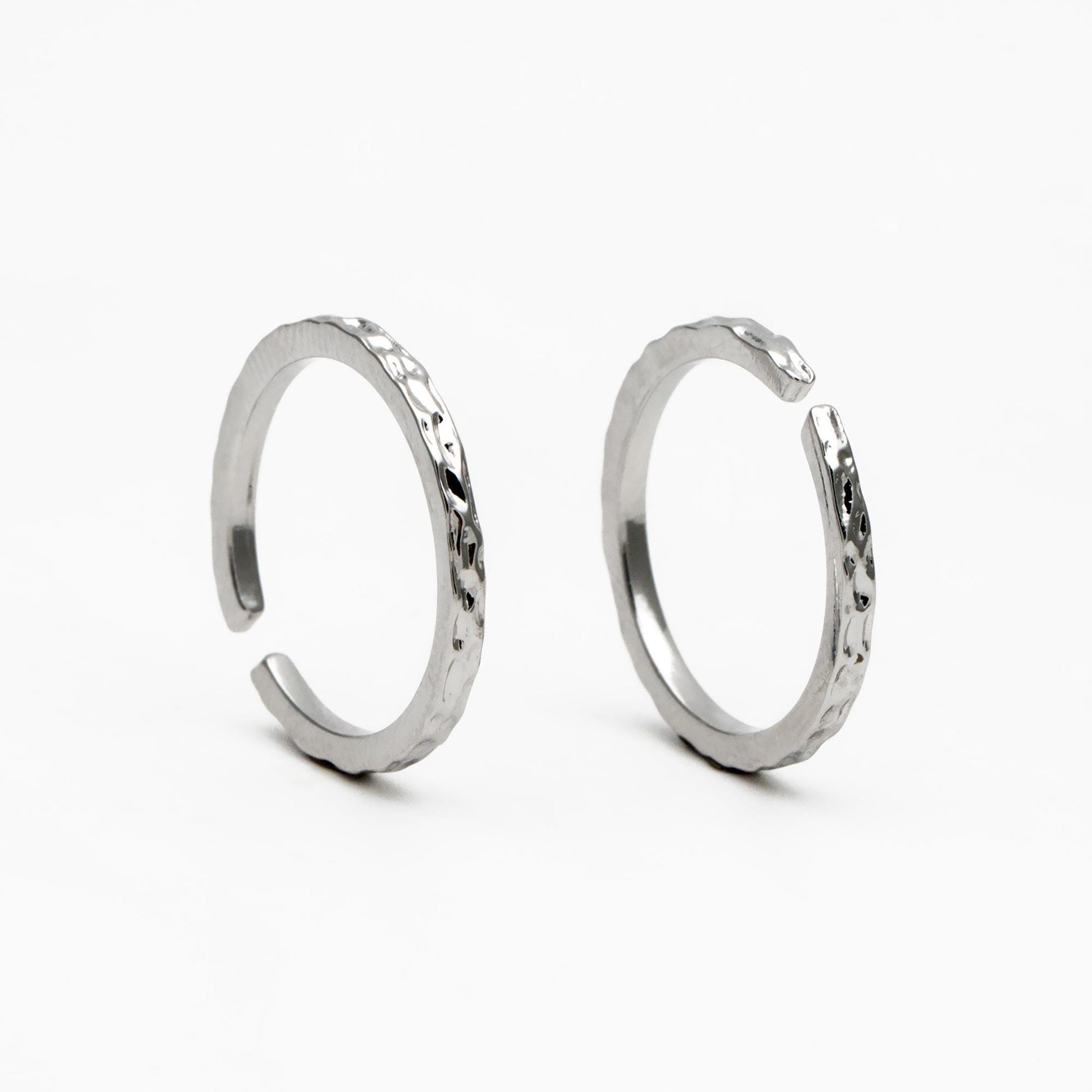 4pcs Gold/ Silver Hammered Finger Ring, Everyday Ring, Modern Style Ring, Fashion Rings, Dainty Rings (#GB-4164)