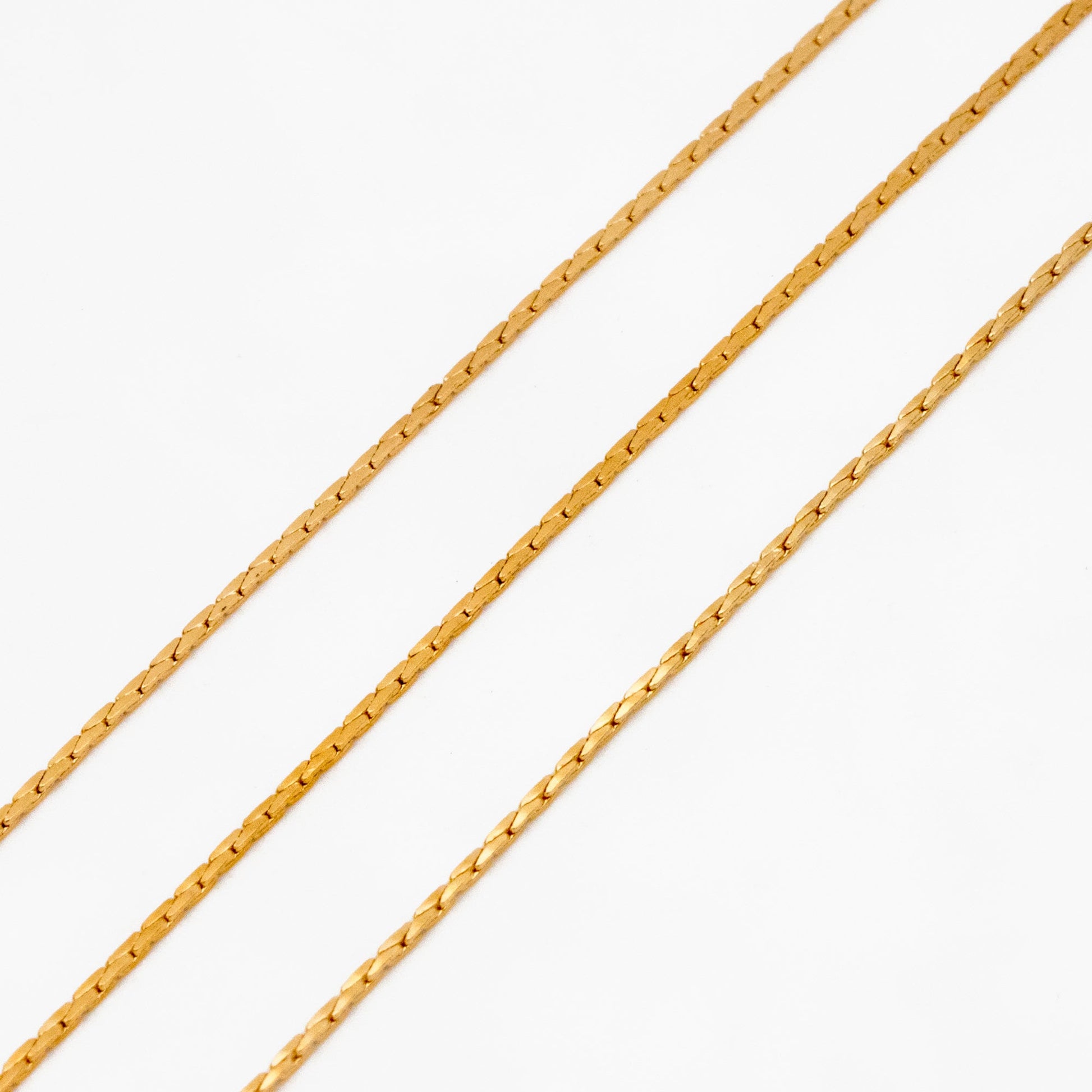 Dainty Tiny Gold/ Silver plated Brass Chains 0.7mm Thin (#LK-148)/ 1 Meter=3.3 ft
