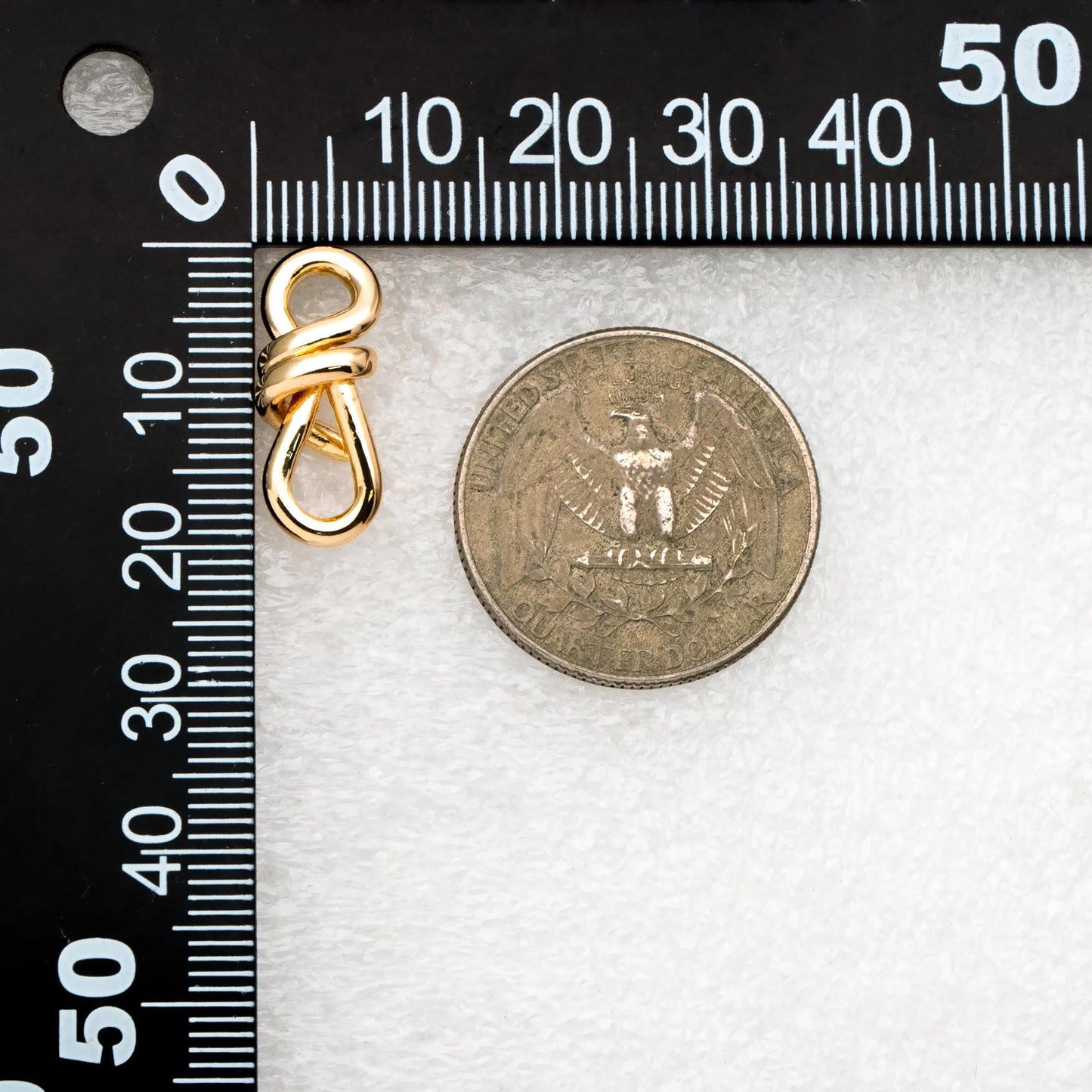 4pcs Gold/ Silver Tone Knot Earrings, 18K Real Gold/ Rhodium plated Brass, Minimalist Stud Earrings (GB-4495)