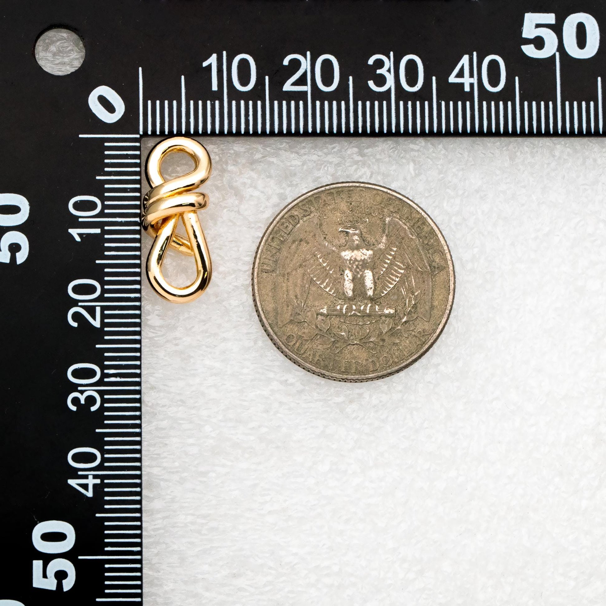 4pcs Gold/ Silver Tone Knot Earrings, 18K Real Gold/ Rhodium plated Brass, Minimalist Stud Earrings (GB-4495)