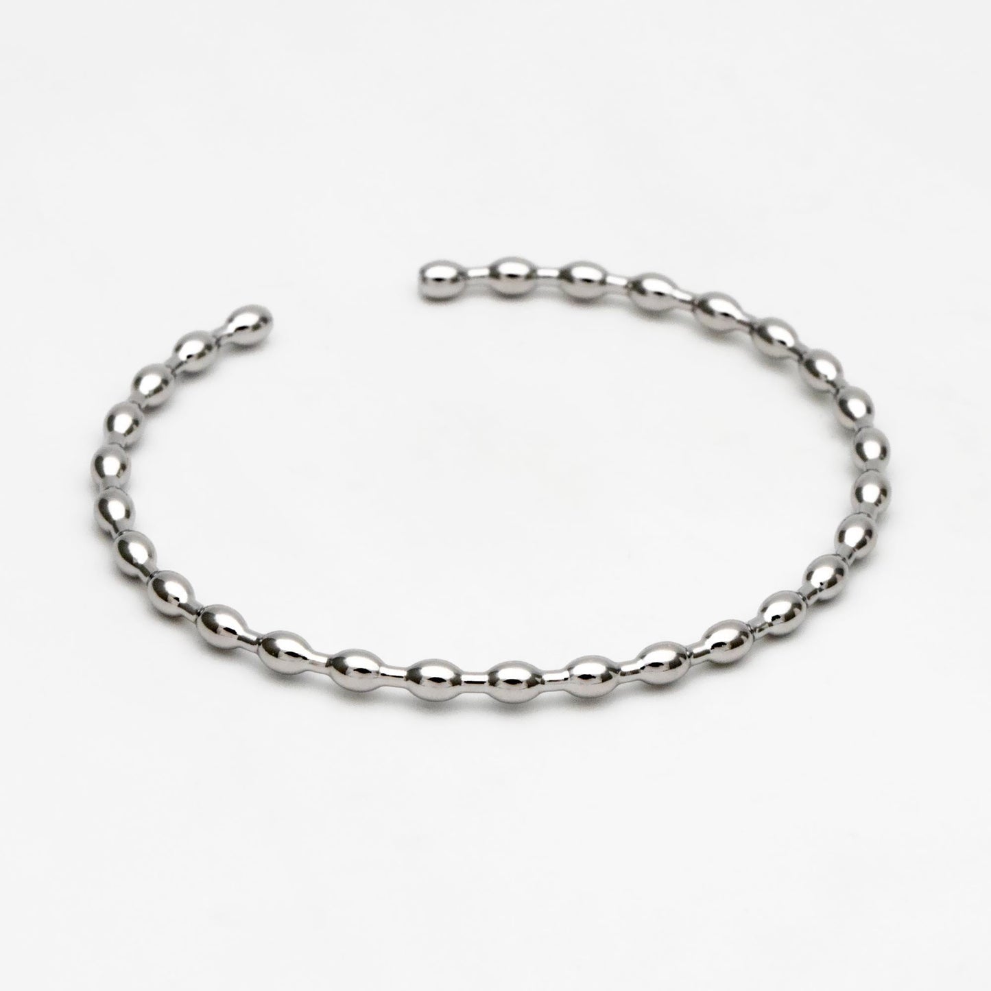 1pcs Gold/ Silver Bead Bangle Bracelet, Stackable Bracelets, Adjustable Bangle Bracelet (#GB-3517)