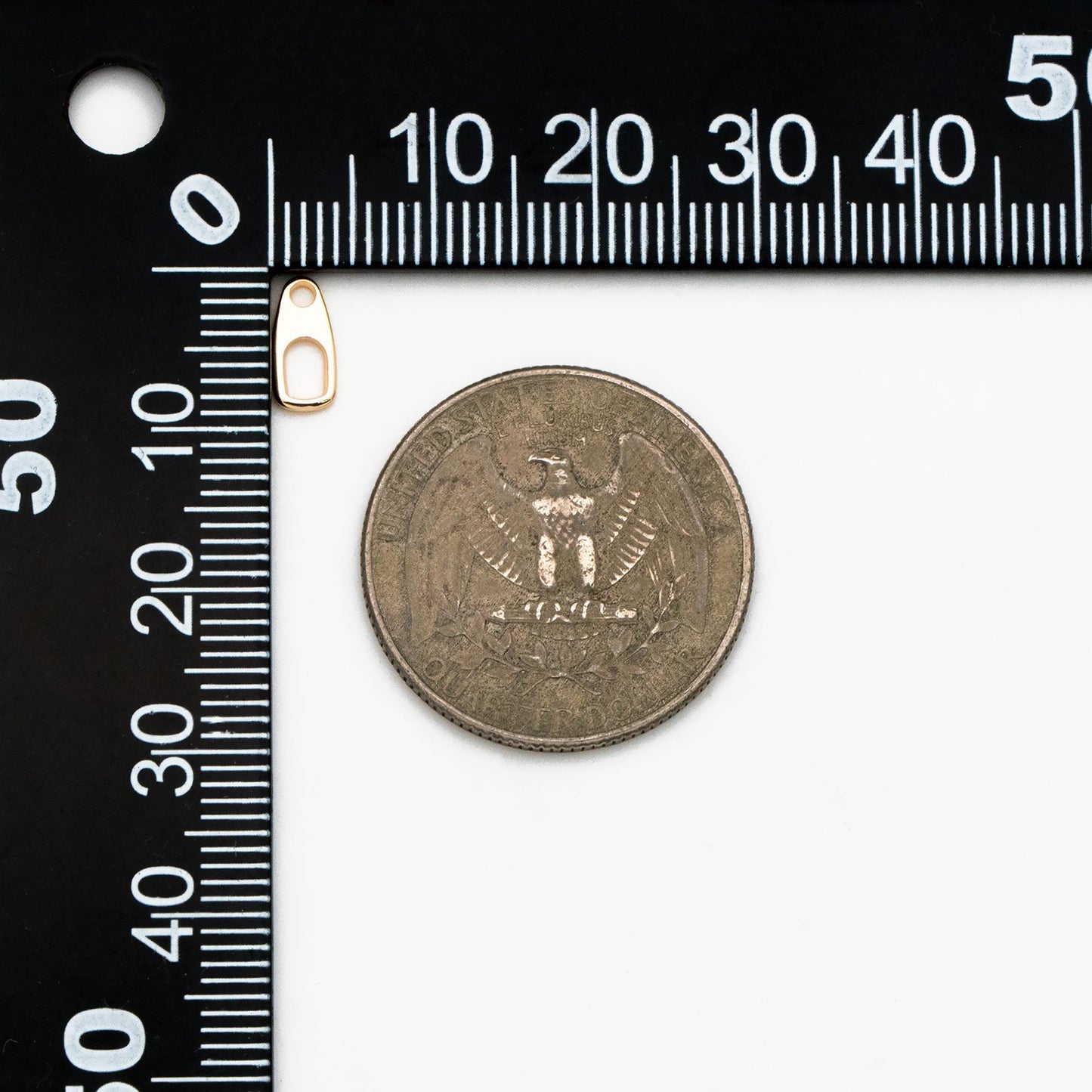 20pcs Gold/ Silver Tone Soda Tab Connectors for Necklace, Gold/ Rhodium plated Brass, Necklace Jewelry Making Supplies (GB-4472)