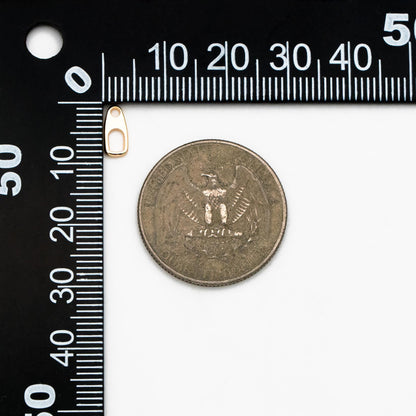 20pcs Gold/ Silver Tone Soda Tab Connectors for Necklace, Gold/ Rhodium plated Brass, Necklace Jewelry Making Supplies (GB-4472)