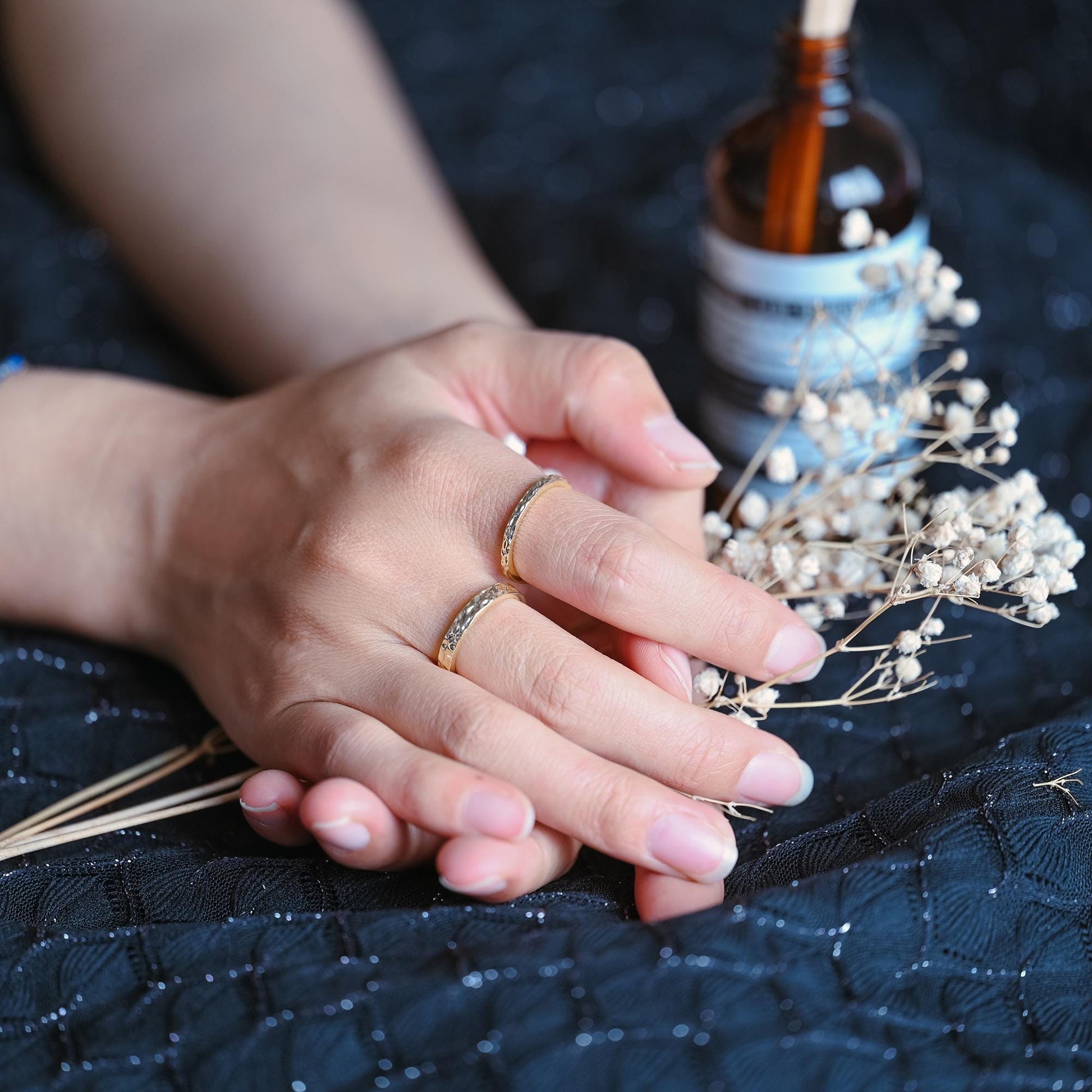 4pcs Gold/ Silver Hammered Finger Ring, Everyday Ring, Modern Style Ring, Fashion Rings, Dainty Rings (#GB-4164)