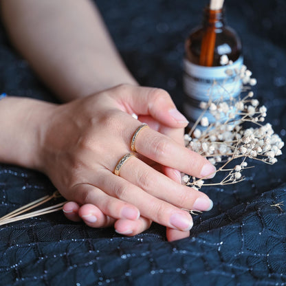 4pcs Gold/ Silver Hammered Finger Ring, Everyday Ring, Modern Style Ring, Fashion Rings, Dainty Rings (#GB-4164)