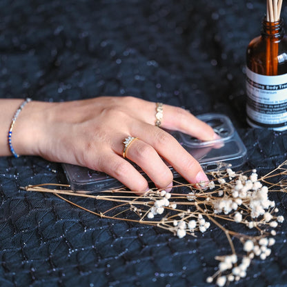 4pcs CZ Pave Crown Ring, Modern Style Ring, Fashion Rings, Dainty Rings, Adjustable Ring (#GB-4219)