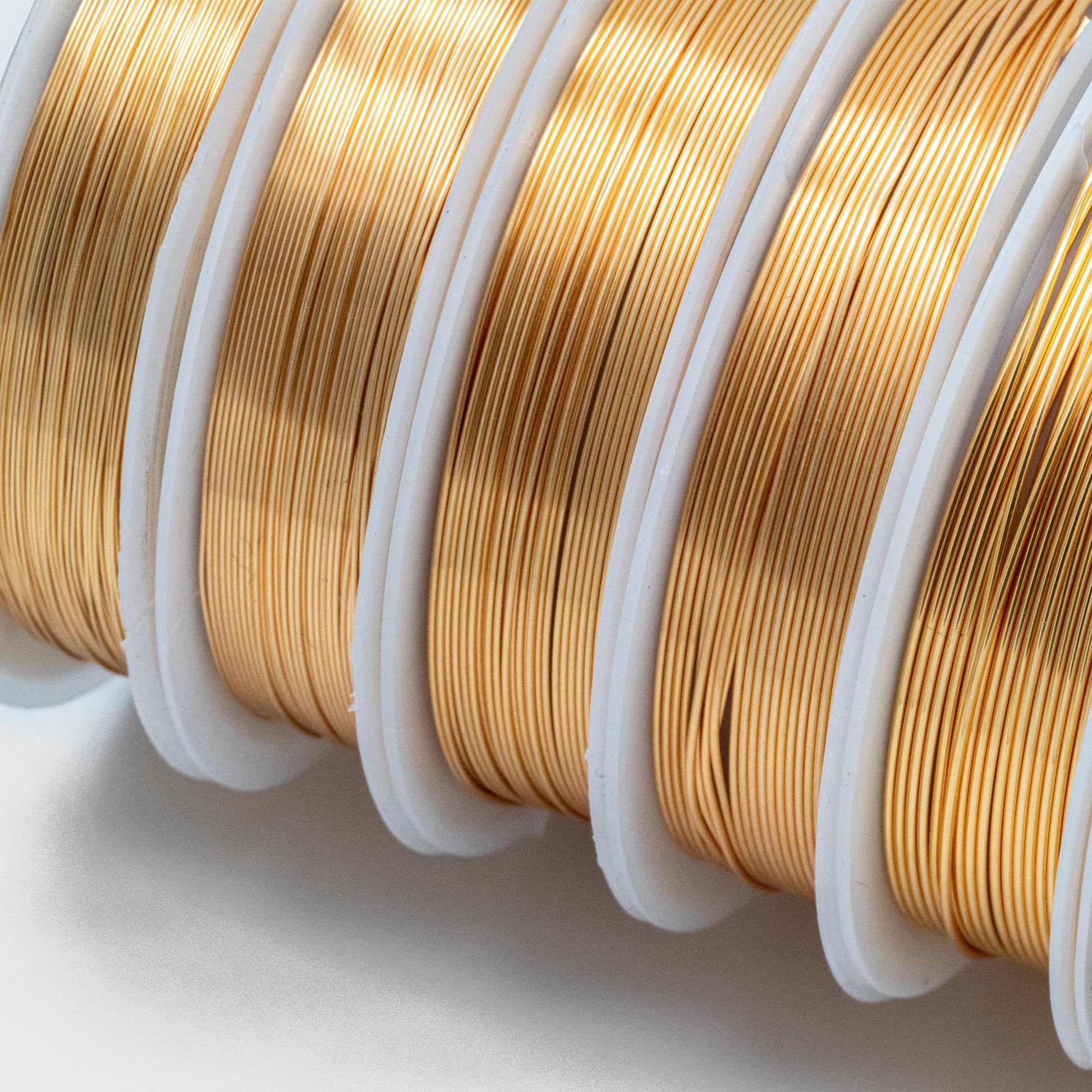Gold/ Silver Plated Copper Wire, Craft Wrapping Supplies, 0.3-1mm, 18/ 20/ 21/ 22/ 24/ 26/ 28 Gauge Soft Wire, 1 Full Coil (#GB-455)