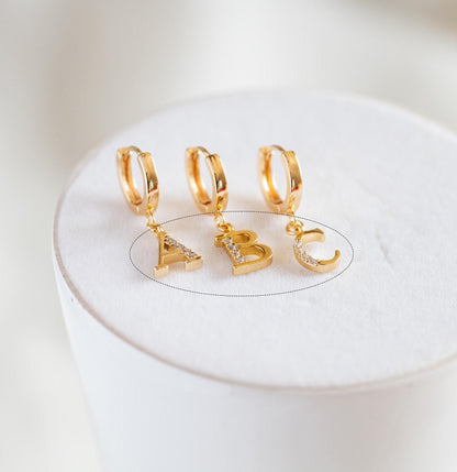 Gold Letter Charms for DIY Jewelry, Personalized Initial Necklace or Bracelet, Alphabet Charm, DIY Accessories (GB-723)