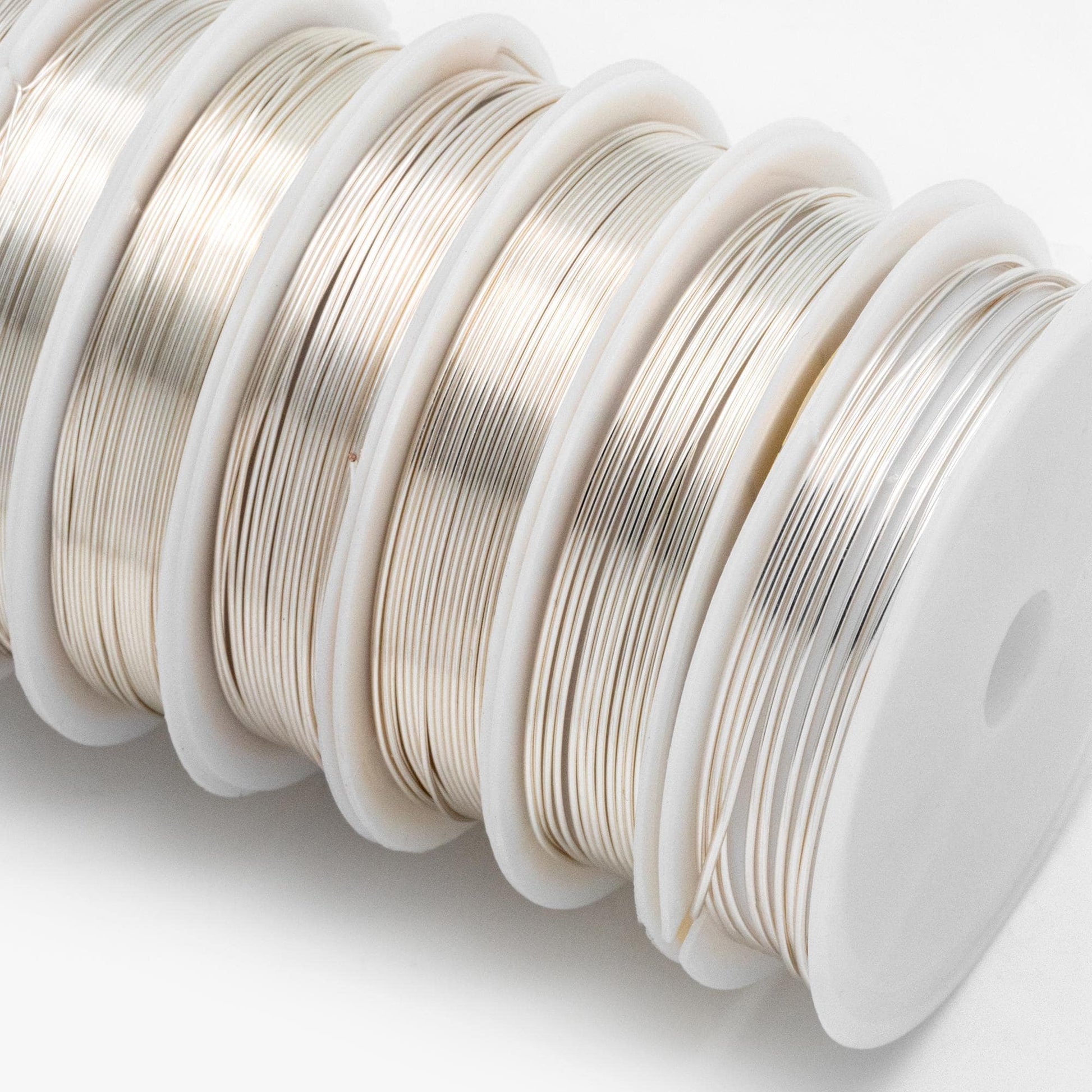 Gold/ Silver Plated Copper Wire, Craft Wrapping Supplies, 0.3-1mm, 18/ 20/ 21/ 22/ 24/ 26/ 28 Gauge Soft Wire, 1 Full Coil (#GB-455)