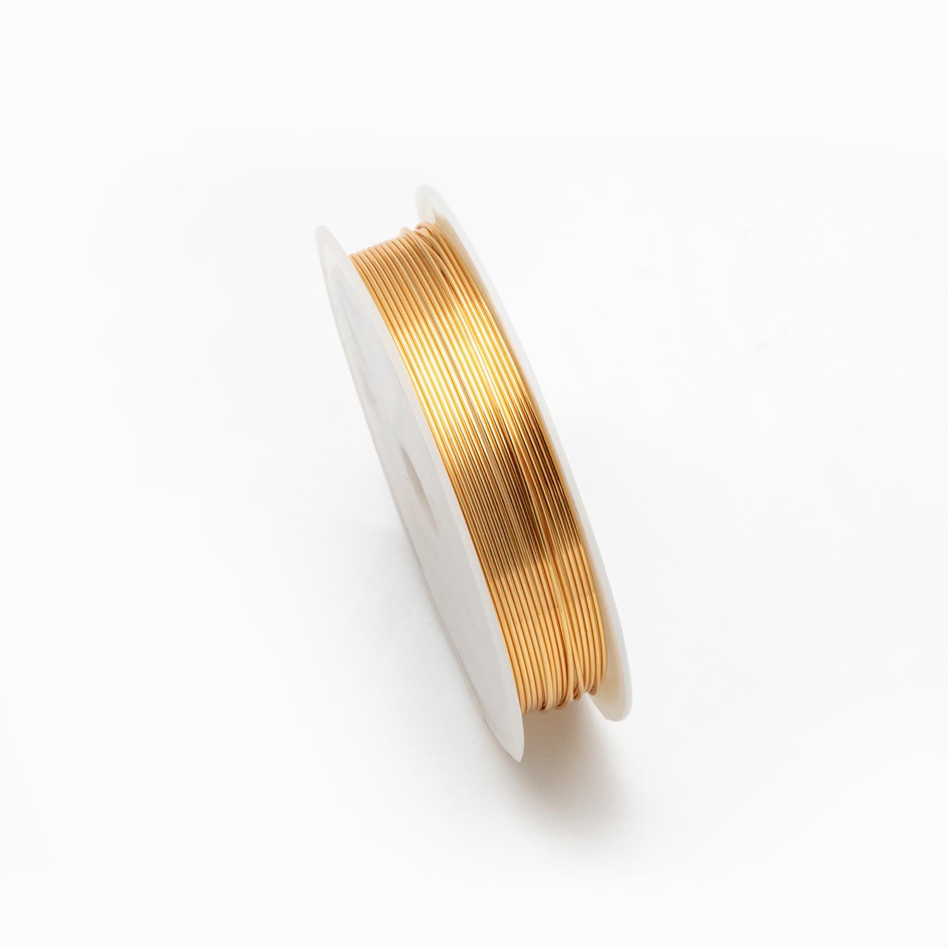 Gold/ Silver Plated Copper Wire, Craft Wrapping Supplies, 0.3-1mm, 18/ 20/ 21/ 22/ 24/ 26/ 28 Gauge Soft Wire, 1 Full Coil (#GB-455)