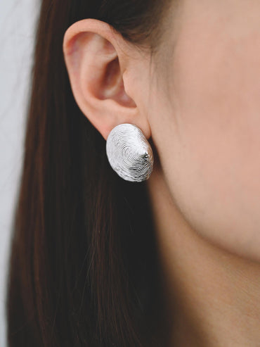 4pcs Gold/ Silver Tone Shell Earrings 25x23mm, Modern Style Earrings, Fashion Earrings,Beach Jewelry (GB-4475)