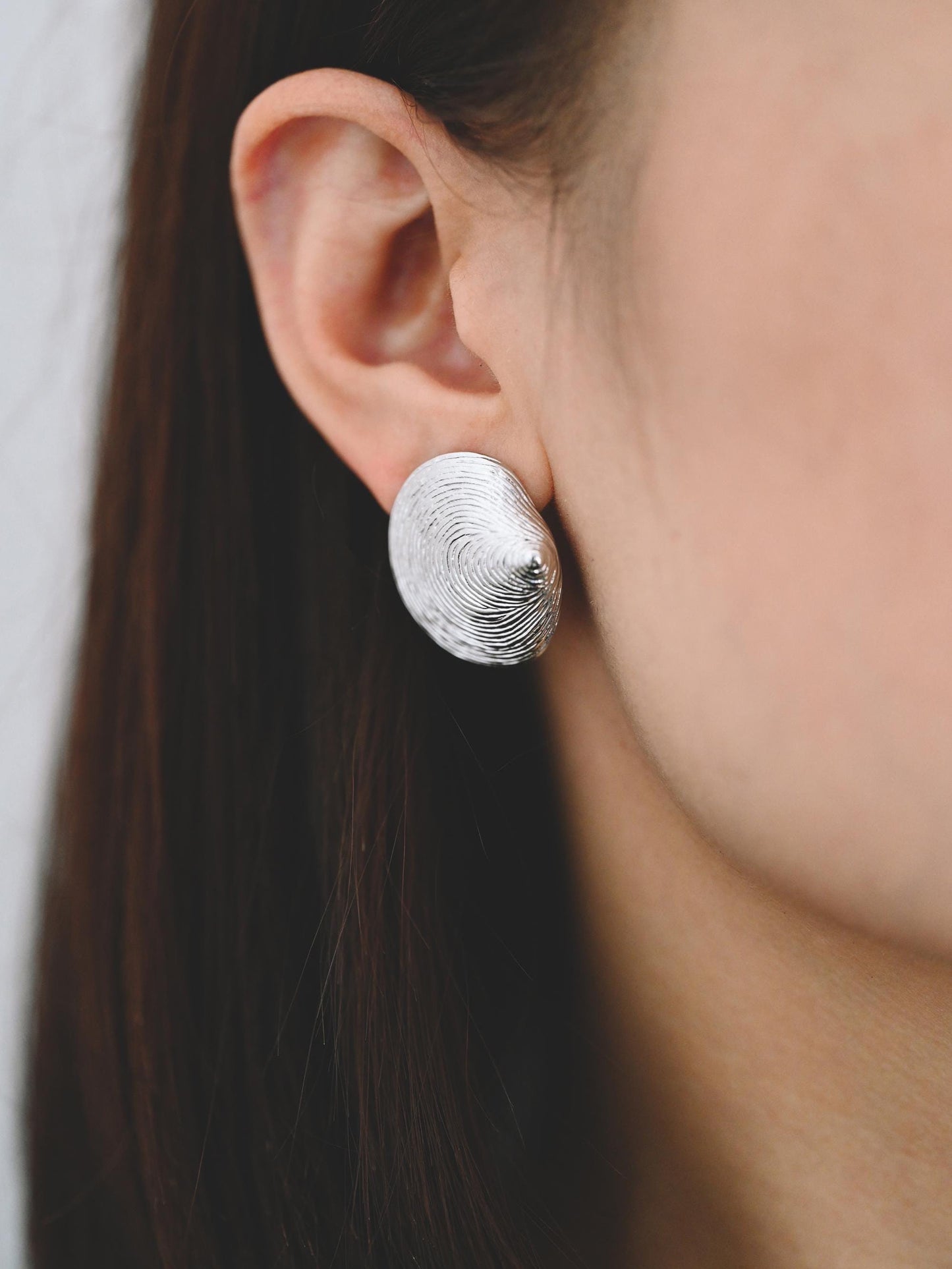 4pcs Gold/ Silver Tone Shell Earrings 25x23mm, Modern Style Earrings, Fashion Earrings,Beach Jewelry (GB-4475)