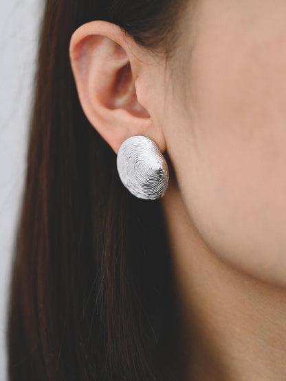 4pcs Gold/ Silver Tone Shell Earrings 25x23mm, Modern Style Earrings, Fashion Earrings,Beach Jewelry (GB-4475)