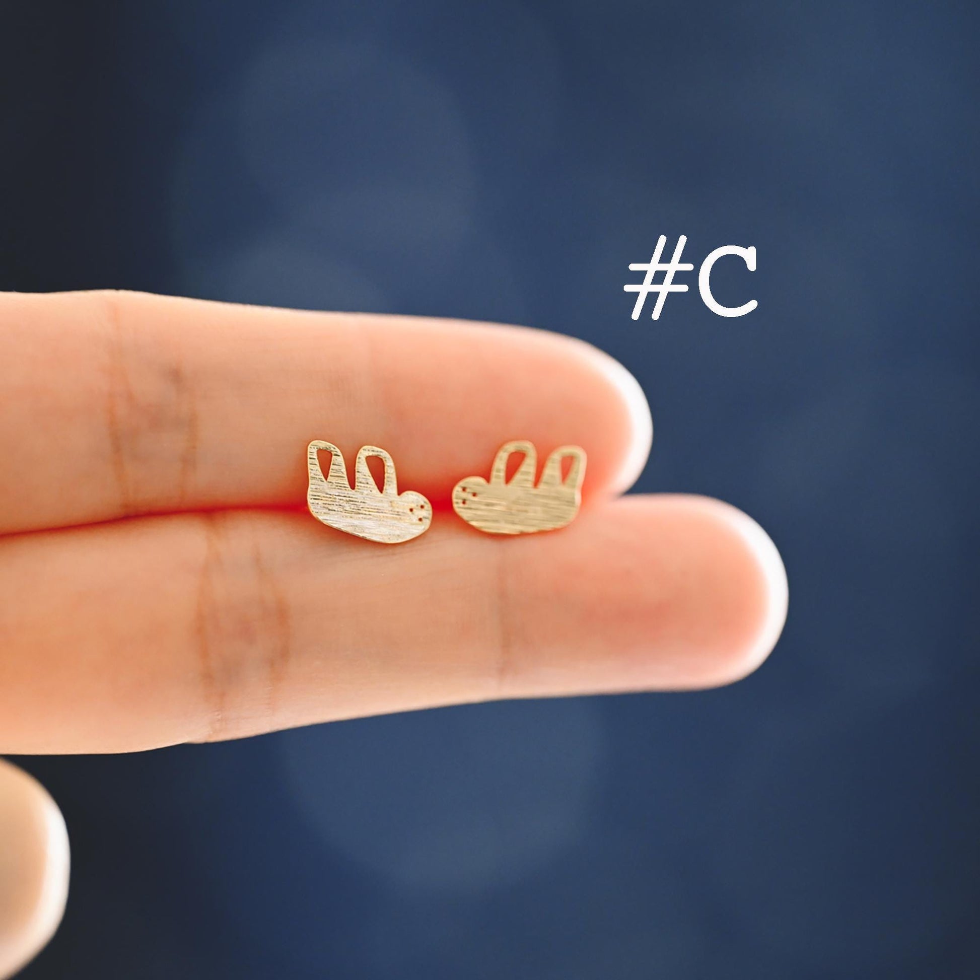 10pcs Gold Hedgehog/ Alpaca/ Sloth/ Koala Earrings, Gold Plated Brass, Cute Animal Stud Earrings (GB-4528)