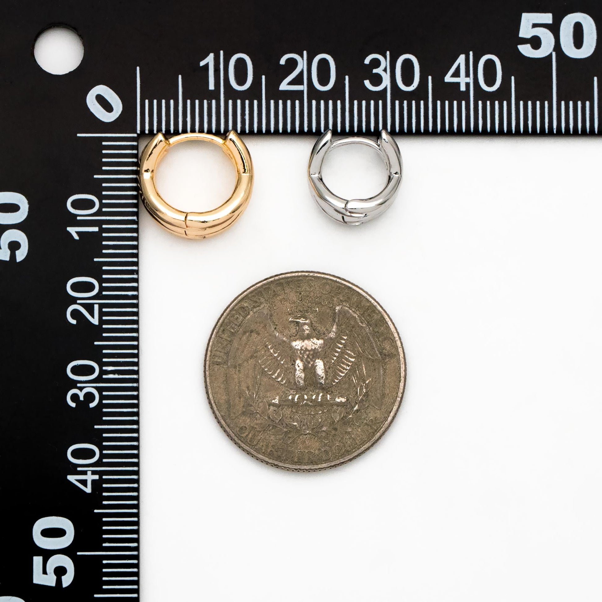 10pcs Gold/ Silver Tone Criss Cross Hoop Earrings, Gold/ Rhodium plated Brass, Huggie Earrings, Gold Hoops, Huggies (GB-3465)