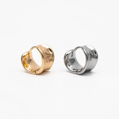 10pcs Gold/ Silver Tone Hoop Earrings, Huggie Earrings, Minimalist Earrings, Small Gold Hoops Earring (GB-4536)