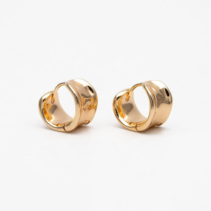 10pcs Gold/ Silver Tone Hoop Earrings, Huggie Earrings, Minimalist Earrings, Small Gold Hoops Earring (GB-4536)