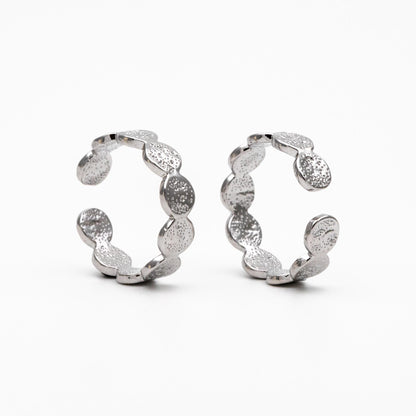 4pcs Gold/ Silver Hammered beaded Finger Ring, Everyday Ring, Modern Style Ring, Fashion Rings, Dainty Rings (#GB-2693)