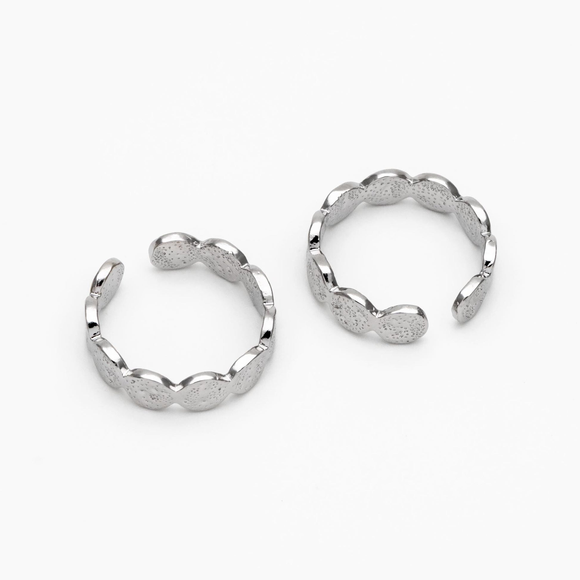 4pcs Gold/ Silver Hammered beaded Finger Ring, Everyday Ring, Modern Style Ring, Fashion Rings, Dainty Rings (#GB-2693)