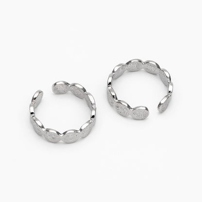 4pcs Gold/ Silver Hammered beaded Finger Ring, Everyday Ring, Modern Style Ring, Fashion Rings, Dainty Rings (#GB-2693)