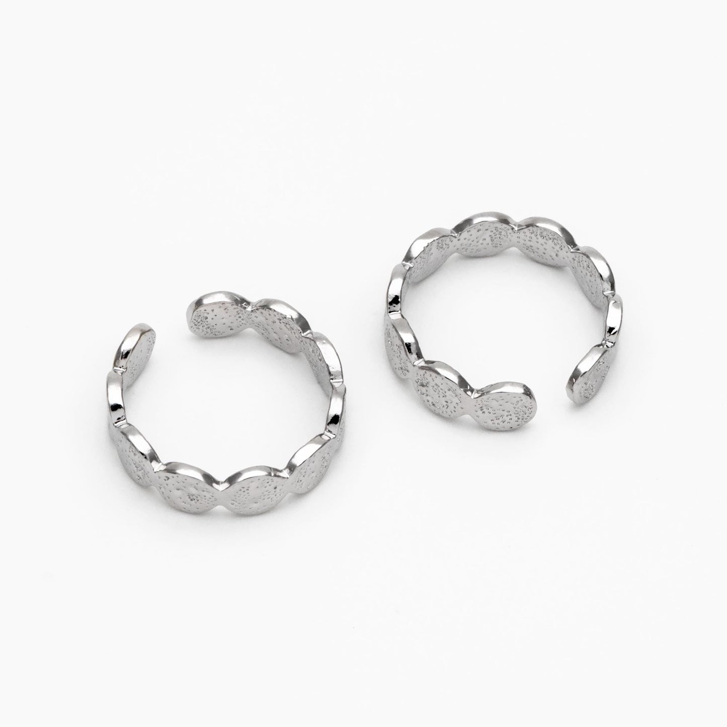 4pcs Gold/ Silver Hammered beaded Finger Ring, Everyday Ring, Modern Style Ring, Fashion Rings, Dainty Rings (#GB-2693)