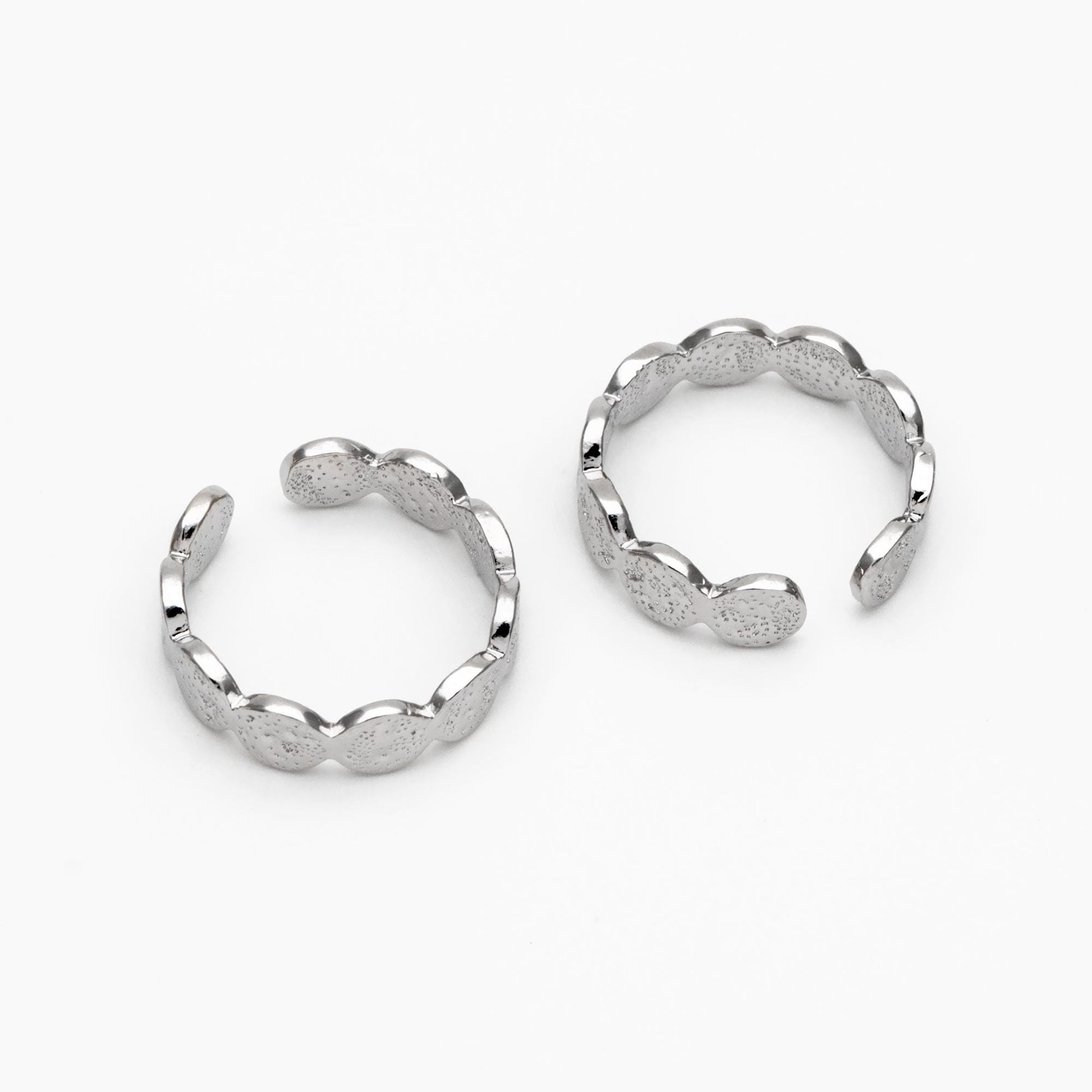 4pcs Gold/ Silver Hammered beaded Finger Ring, Everyday Ring, Modern Style Ring, Fashion Rings, Dainty Rings (#GB-2693)