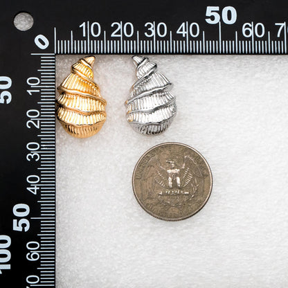 4pcs Gold/ Silver Tone Shell Earrings, Modern Style Earrings, Fashion Earrings, Beach Jewelry (GB-4551)