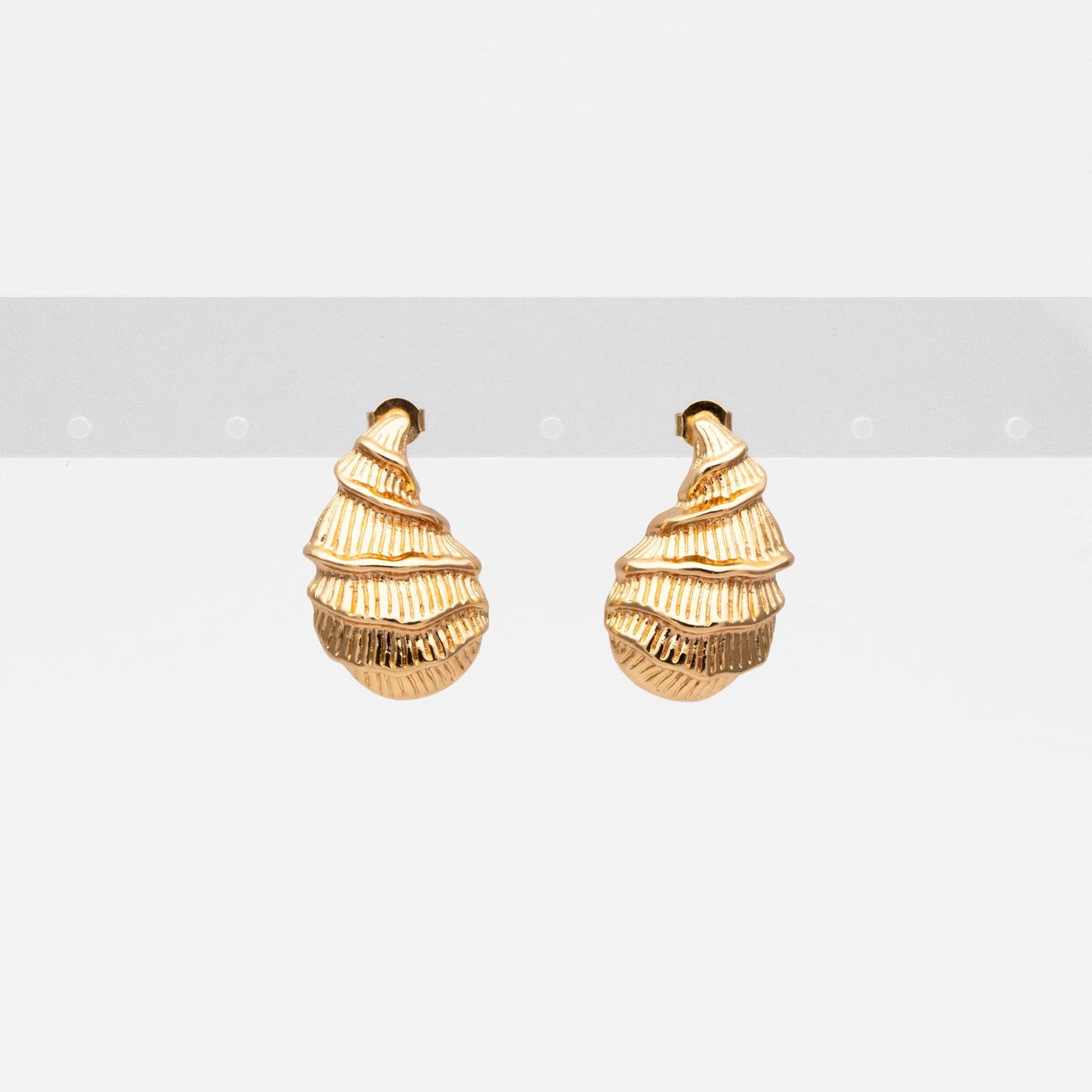 4pcs Gold/ Silver Tone Shell Earrings, Modern Style Earrings, Fashion Earrings, Beach Jewelry (GB-4551)