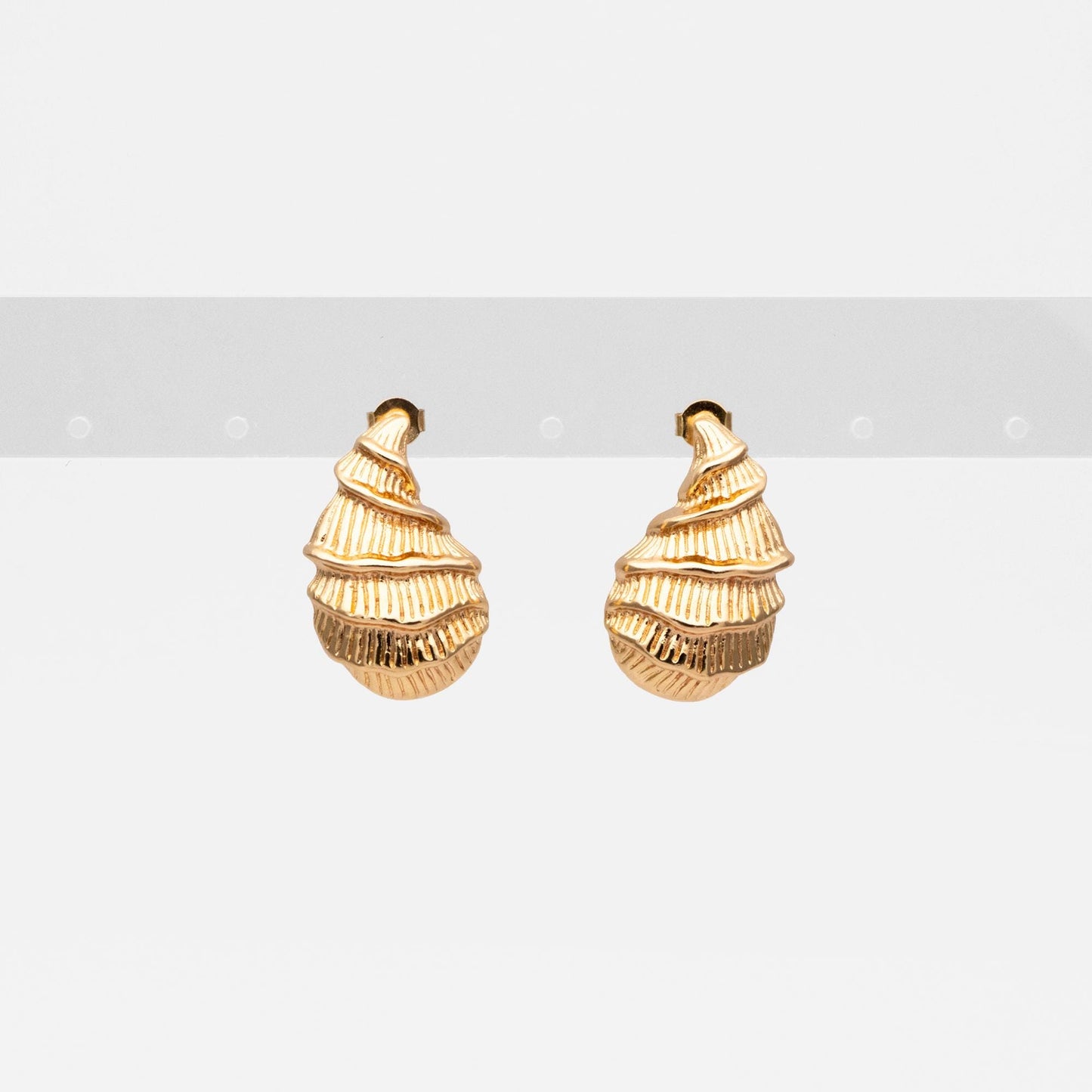 4pcs Gold/ Silver Tone Shell Earrings, Modern Style Earrings, Fashion Earrings, Beach Jewelry (GB-4551)