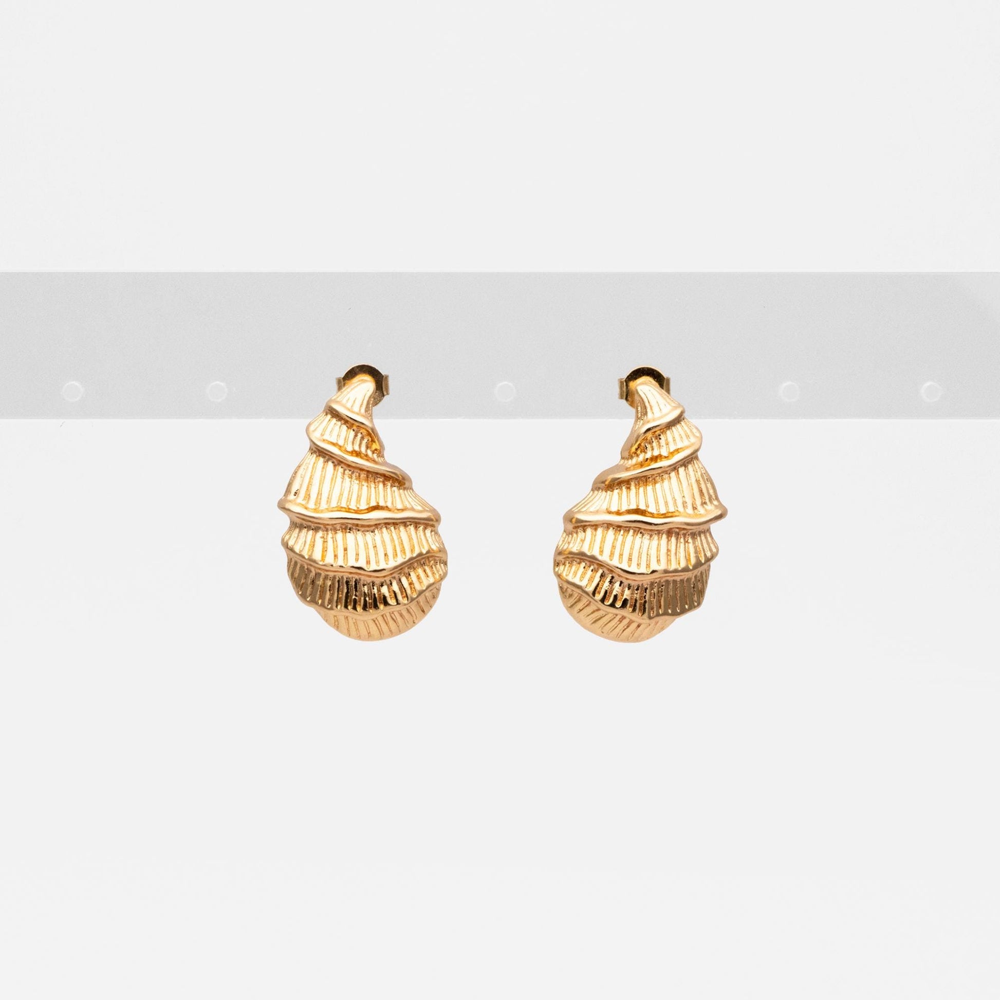 4pcs Gold/ Silver Tone Shell Earrings, Modern Style Earrings, Fashion Earrings, Beach Jewelry (GB-4551)