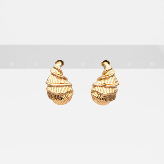 4pcs Gold/ Silver Tone Shell Earrings, Modern Style Earrings, Fashion Earrings, Beach Jewelry (GB-4551)