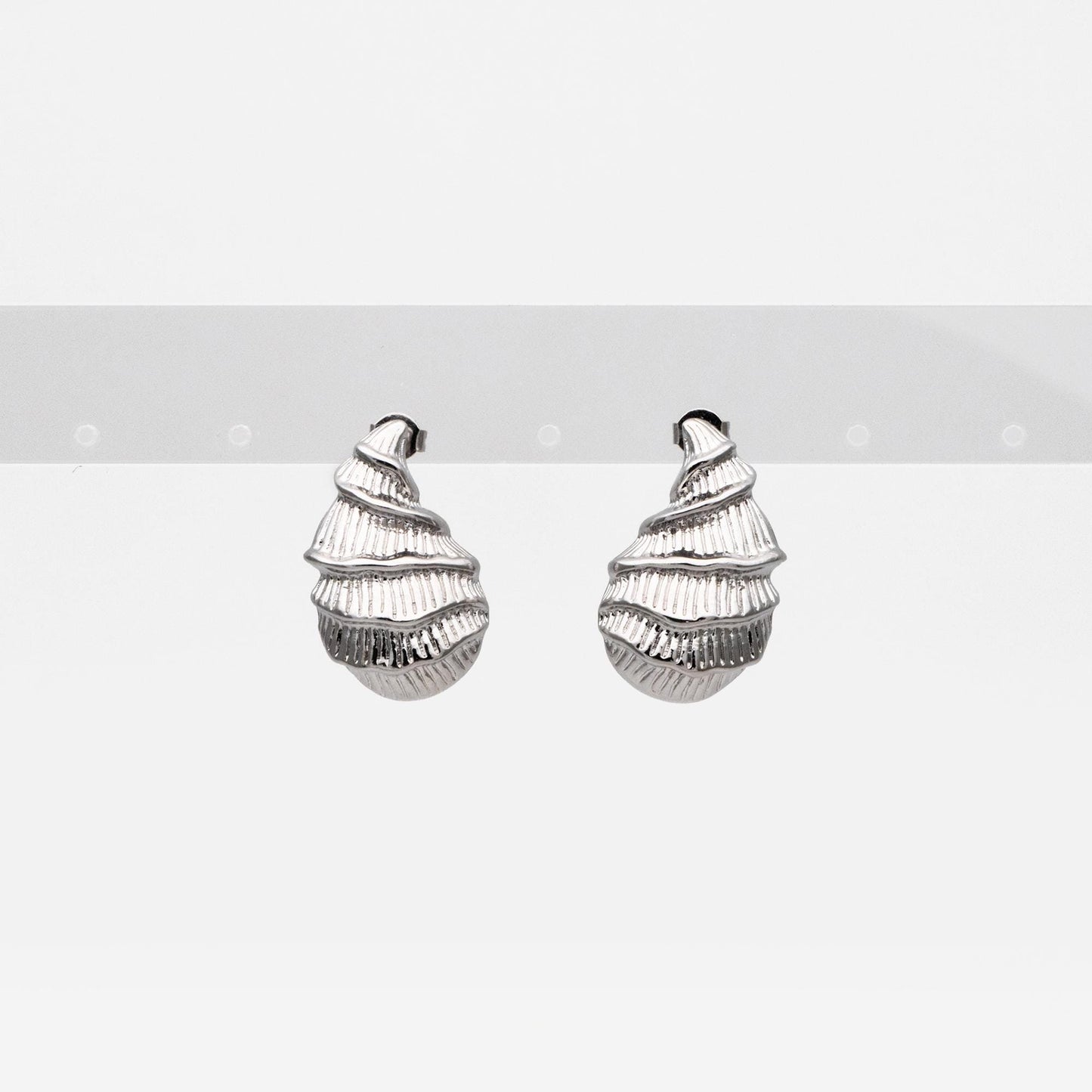 4pcs Gold/ Silver Tone Shell Earrings, Modern Style Earrings, Fashion Earrings, Beach Jewelry (GB-4551)