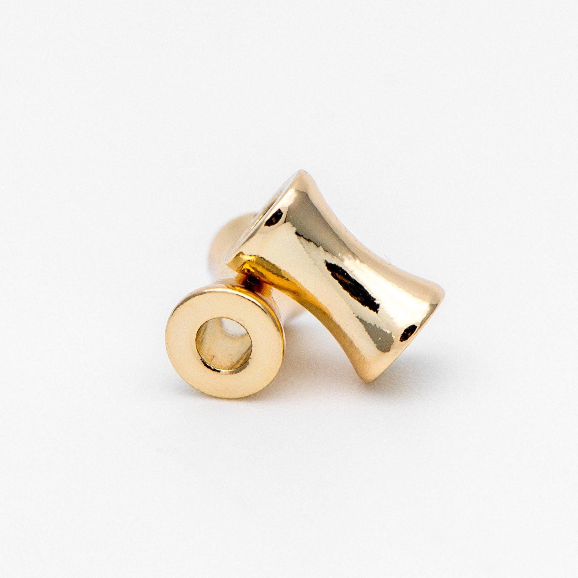 20pcs Gold plated Brass Tube Spacer Beads 8x5mm, DIY Jewelry Making Supplies Wholesale (GB-657)